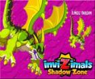 Jungle Dragon. Invizimals Shadow Zone. Orman Dragons güçlü bir silah, düşmana karşı tükürür bir asit